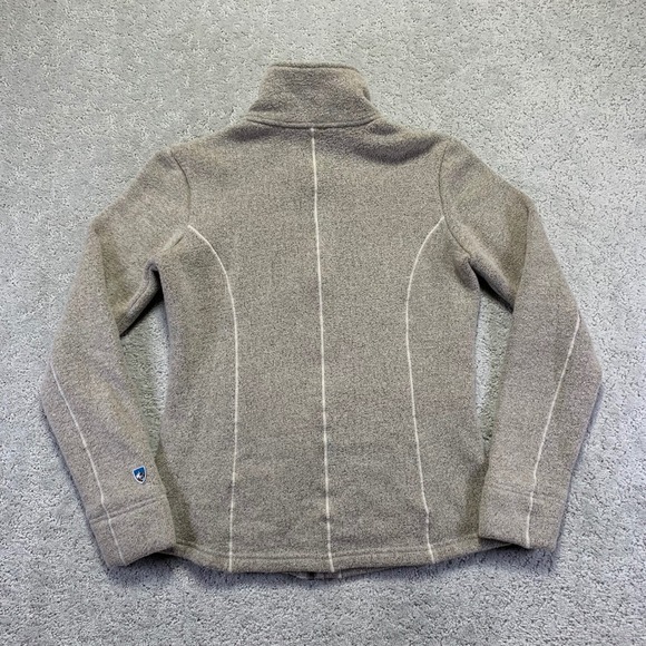 Kuhl Fleece Jacket Womens Small Cream Mountain Culture Sierra Nevada Outdoor - Picture 8 of 13